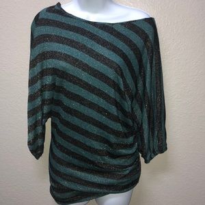 ❇️ French Connection 3/4 Sleeves Sparkle Sweater